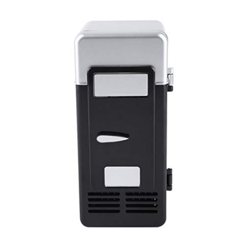 Portable car refrigerator for travel, ABS plastic, black, 0.035L capacity, USB-powered cooling and warming - Image 3