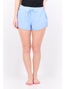 Roxy Women Plain Beachwear Short, Blue  - Image 1
