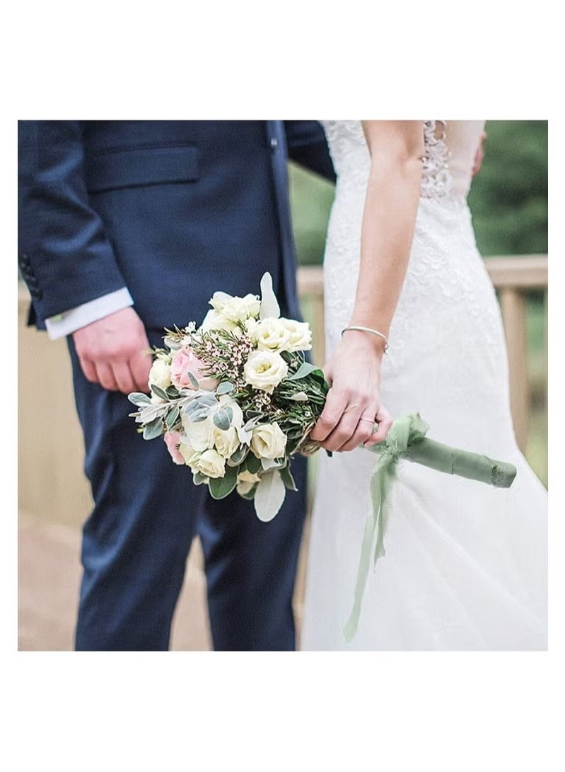 Chiffon Ribbon for Gift Wrapping Wedding Decoration Bridal Shower Decoration Gift Ribbon for Crafts and Gift Wrapping - Image 4