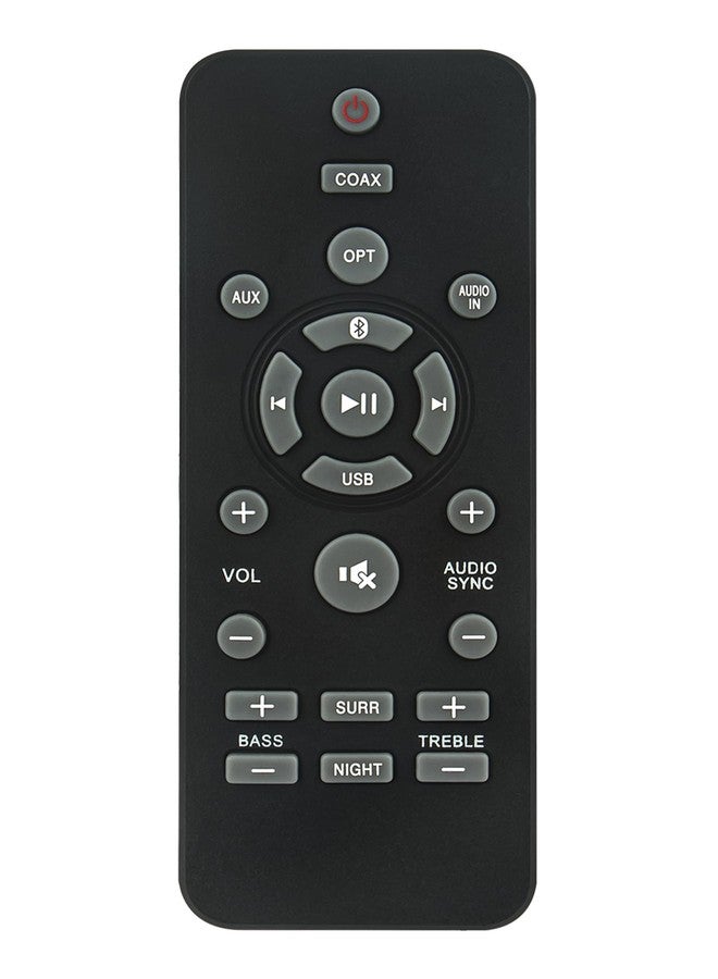 Vinabty 996580004176 Replace Remote Control fit for Philips Soundbar Speaker HTL1177B/F7 HTL1177B HTL1190B/12 HTL1190B HTL1190B/96 HTL1170BF7 HTL1170B/F7 - Image 1