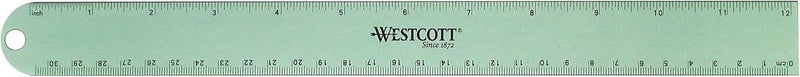 Westcott Anodized Aluminum Ruler 12 Color Varies 14174 - Image 4