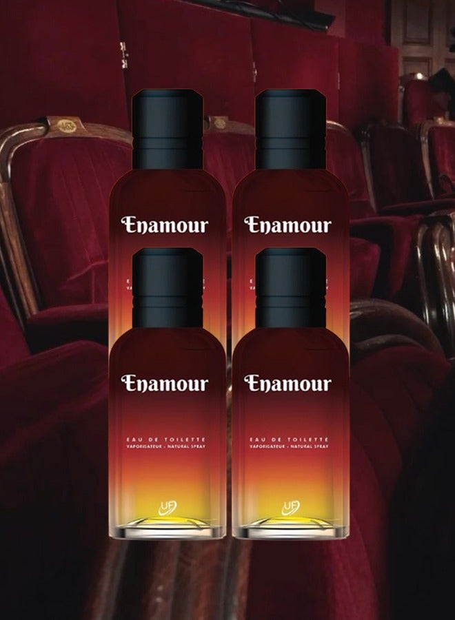 يو إف 4 قطع عطر اينامور للرجال 100 مل - Image 1