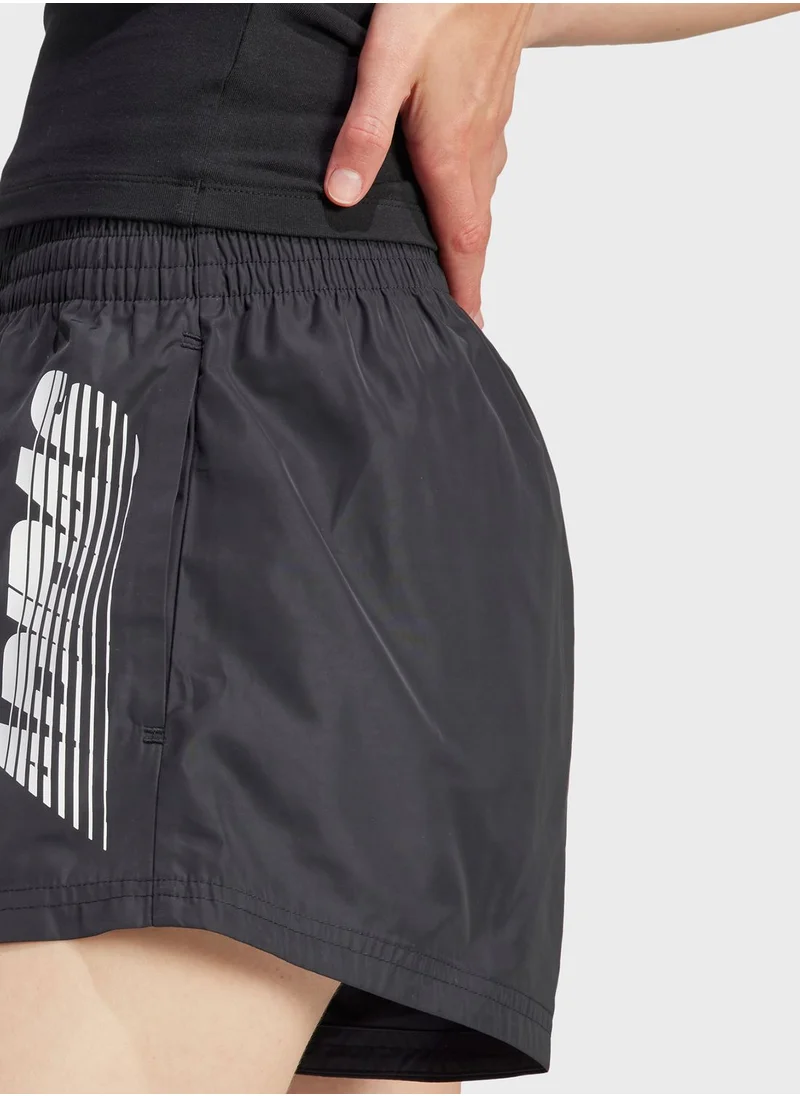 adidas Originals Side Graphic High-Waisted Shorts