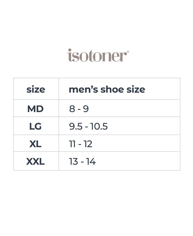 Isotoner Men's Classic Microterry Slippers - Cooling Gel-Infused Memory Foam, Indoor/Outdoor Soles, Machine Washable, Fuax Microsuede Dark Chocolate, 13-14 - Image 3
