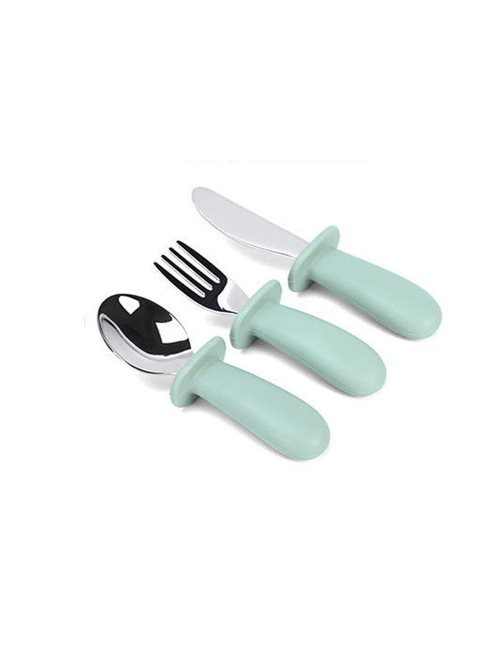 Generic - Toddler Fork and Spoon and knife  Set of 3-Piece - Image 1