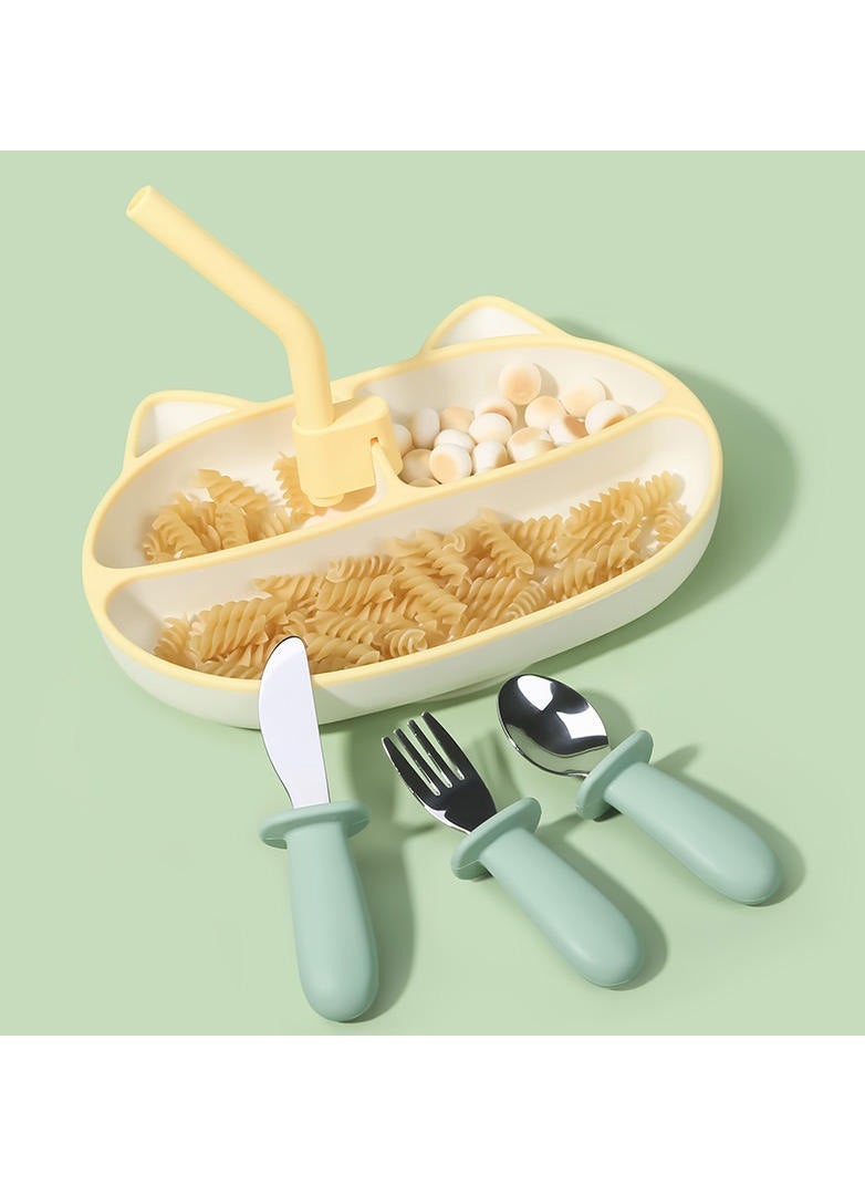 Generic - Toddler Fork and Spoon and knife  Set of 3-Piece - Image 1