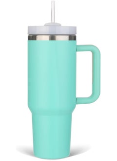 TIGER Insulated Tumbler with Handle – Stainless Steel, Leak-Proof Lid & Straw, Vacuum Insulated, Keeps Drinks Cold & Hot for Hours, Reusable  - Image 1
