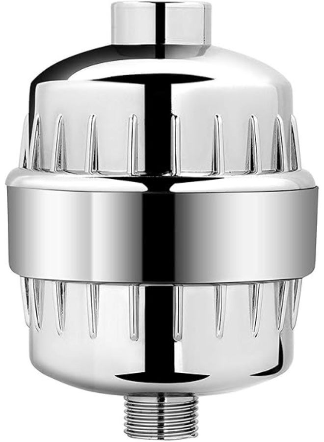 فلتر دش محمول يدوي قابل للاستبدال لإزالة الكلور والشوائب – منقي مياه عالي الكفاءة لتحسين نعومة البشرة والشعر – رأس دش بضغط قوي مع خرطوشة ترشيح متعددة الطبقات – مناسب للمنزل والفنادق - Image 1