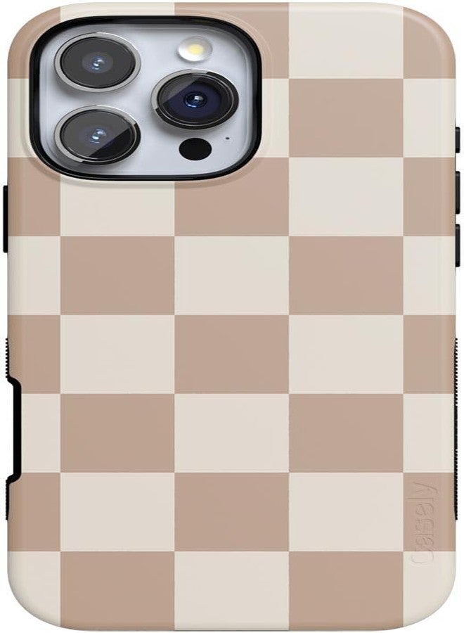 Casely جراب Casely لهاتف iPhone 16 Pro Max | مُلائم تمامًا | تصميم مربعات محايد | تصميم جريء | متوافق مع MagSafe - Image 1