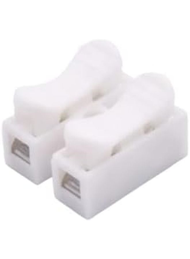 30 قطعة من موصلات الضغط الكهربائية CH2 وCH3، 2P و3P، وصلة سريعة زنبركية، كتلة طرفية لقفل الأسلاك - Image 2