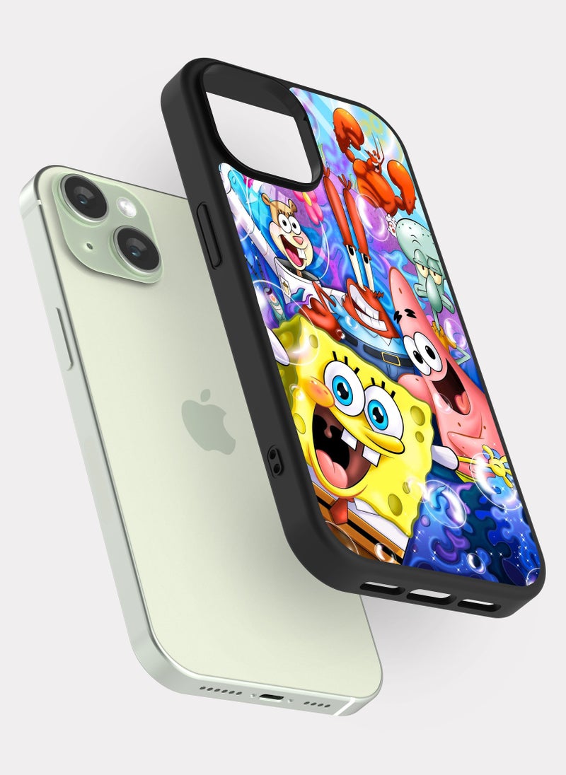 PXLAAT iPhone 15 case cover SpongeBob and Patrick Star - Image 2