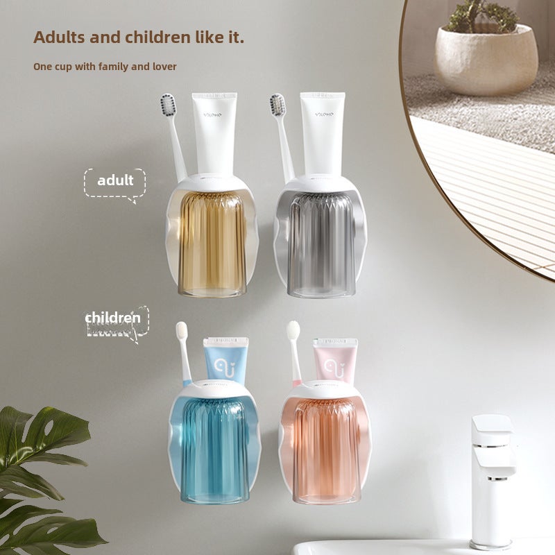 Toothbrush Holder Durable Plastic Suction Cup Hanging Design - Compact Storage Solution for Home Bathroom - Image 5