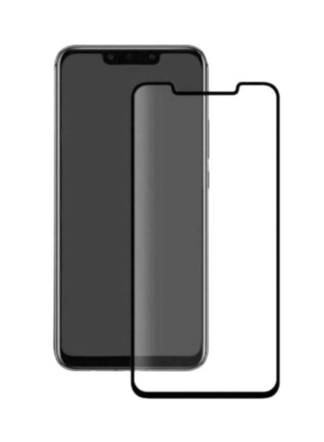 واقي شاشة من الزجاج المقوى لهاتف هواوي ميت 20 برو شفاف / أسود