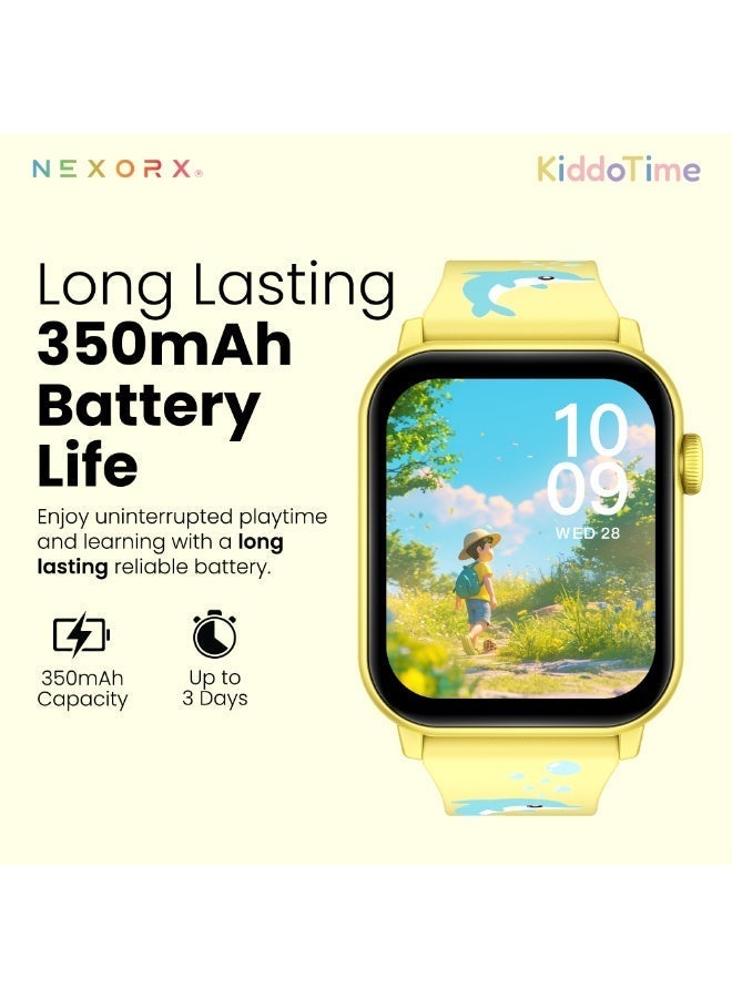 NEXORX Kids Smart Watch with Games & Camera | Best Gift for Boys & Girls | Easy Touch Screen | NEXORX KiddoTime (Yellow) - Image 5