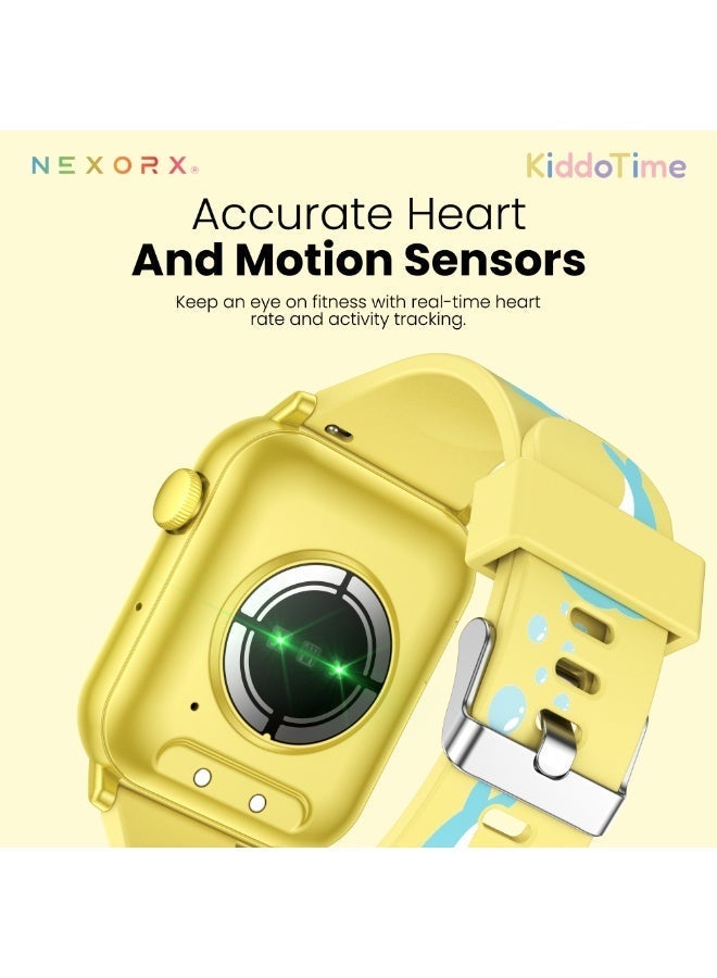 NEXORX Kids Smart Watch with Games & Camera | Best Gift for Boys & Girls | Easy Touch Screen | NEXORX KiddoTime (Yellow) - Image 4