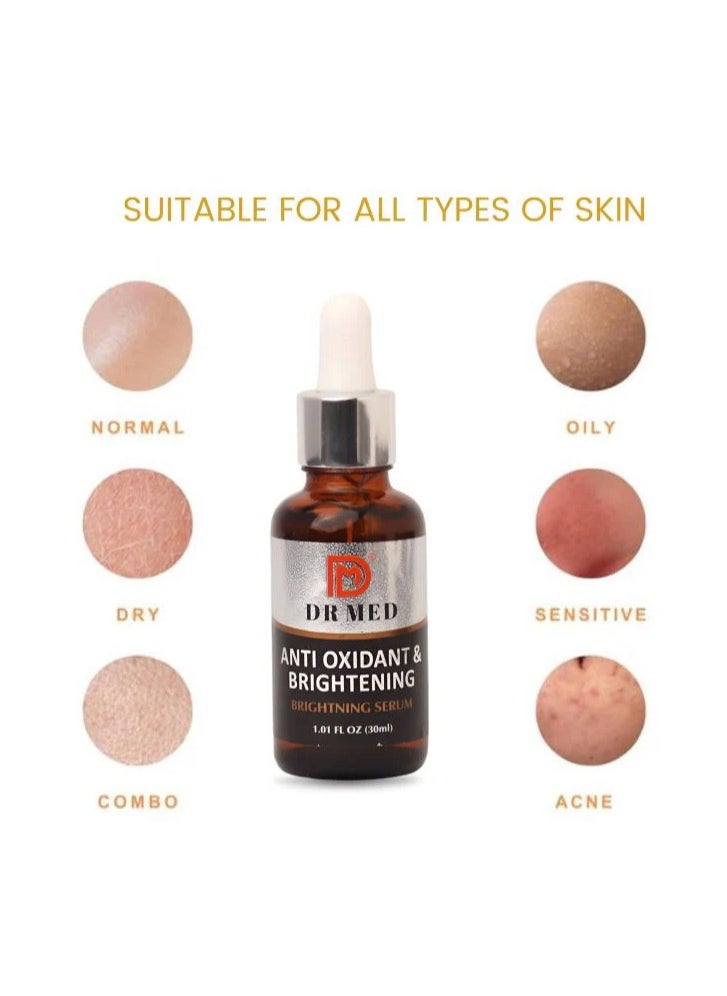 Dr.Med - DR MED Brightening Serum for Face Dark Spot Reduction, Even Skin Tone (30ml) - Image 1