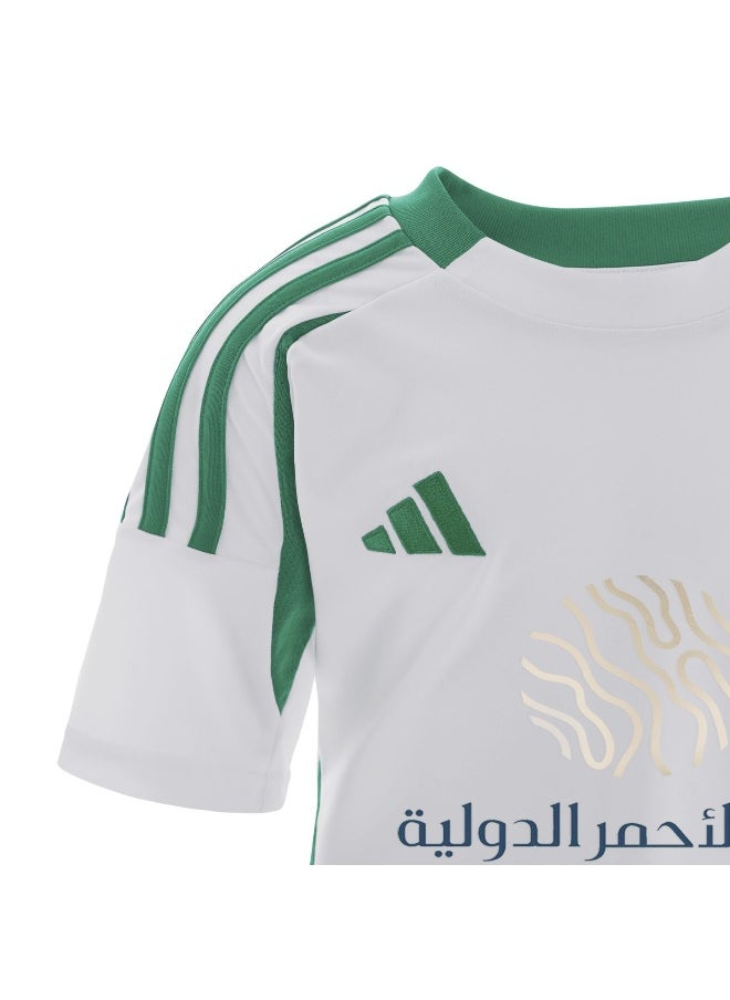Adidas Adidas Al Ahli Fc Home Jersey Youth White Football Jerseys For Kids Unisex 128  - Image 4