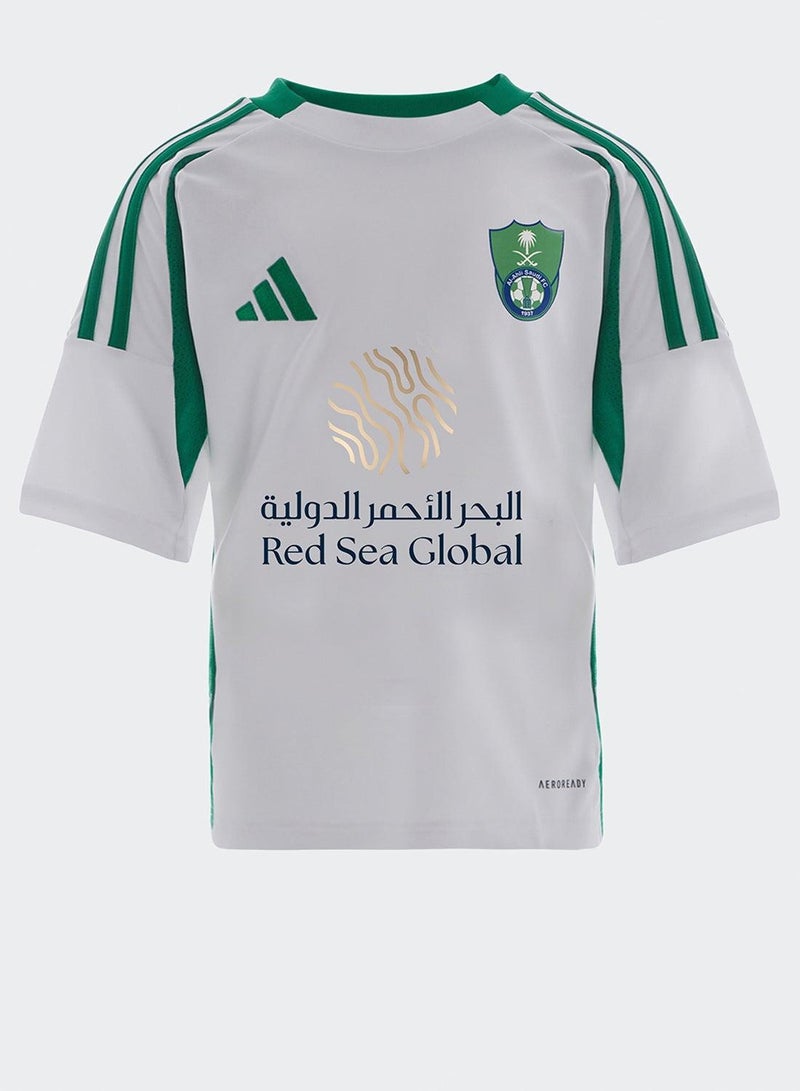 اديداس تيشيرت أديداس الأهلي السعودي الأساسي للأطفال - أبيض - Image 1