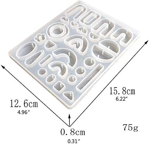 vedini Vedini™ Earring Epoxy Mold Fashion Earring Resin Mold Jewelry Pendant Silicone Mold - Drop Dangle Earring Mold - Epoxy Resin Earring Jewelry Mold - Pendant Silicone Mold - Mold for Jewelry Making - Image 3
