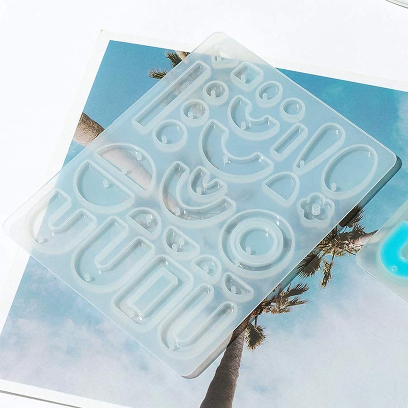 vedini Vedini™ Earring Epoxy Mold Fashion Earring Resin Mold Jewelry Pendant Silicone Mold - Drop Dangle Earring Mold - Epoxy Resin Earring Jewelry Mold - Pendant Silicone Mold - Mold for Jewelry Making - Image 4