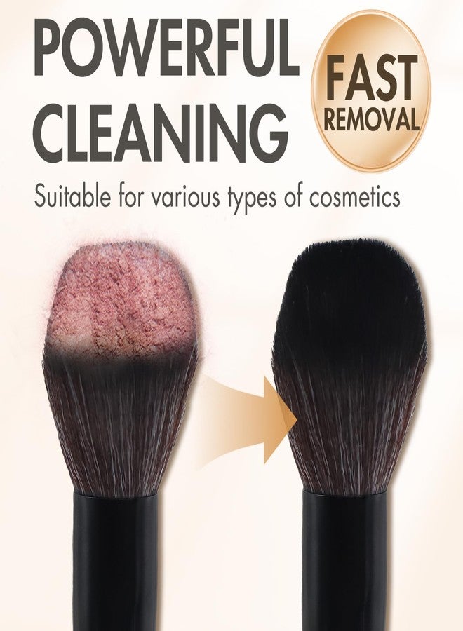 Embagol Makeup Brush Cleaner, Easily Remove Stubborn Makeup, Dirt & Impurities from Makeup Brushes, Rinse-Free & Quick Drying & Vegan & Cruelty-Free(250ml/8.45 fl oz) - Image 3
