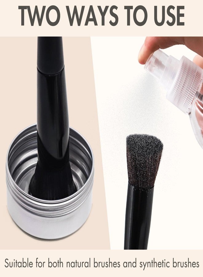 Embagol Makeup Brush Cleaner, Easily Remove Stubborn Makeup, Dirt & Impurities from Makeup Brushes, Rinse-Free & Quick Drying & Vegan & Cruelty-Free(250ml/8.45 fl oz) - Image 5