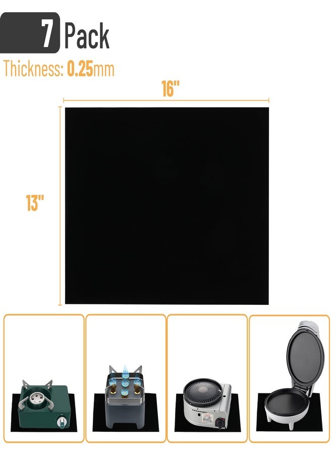 UNCO - Nonstick Grilling Mats for 22 Inch Blackstone Griddle, Resuable Cooking Mats for Grilling, BPA and PFOA 7 pack - Image 2
