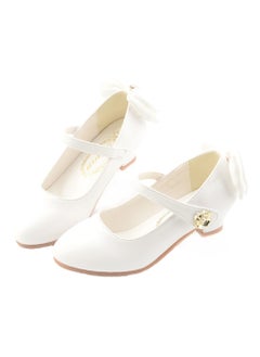 Generic New style girls shoes high heel leather shoes princess shoes children's shallow mouth stage performance shoes  - Image 1