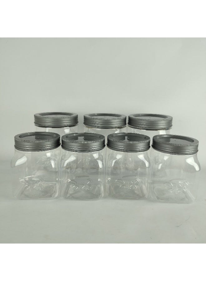 MaxPlast 2-Tier Jar Set – Mixed Sizes Airtight Plastic Containers for Pantry & Kitchen Storage Multi colour - Image 3