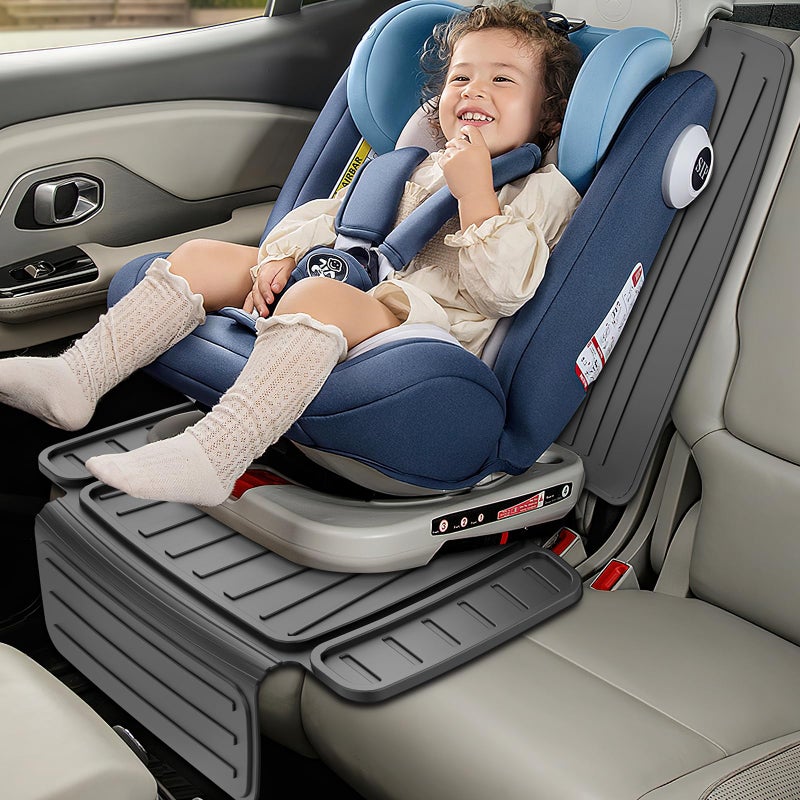 insefocc Car Seat Protector for Child Car Seatï¼ŒTPE Waterproof & Anti-Slip ï¼ˆNo Imprintsï¼‰,carseat Protector car seat Cover Universal Fit for Baby & Pet Use, BPA-Freeï¼ˆBlack -1 PCï¼‰ - Image 4