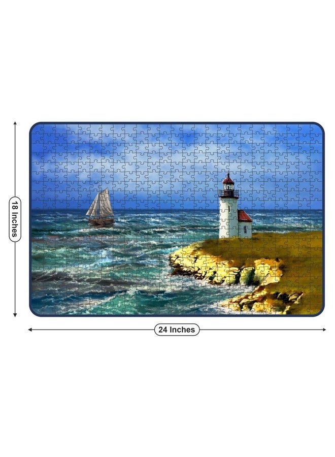 Webby The Lighthouse Landscape Jigsaw Puzzle, 500 Pieces - Image 5