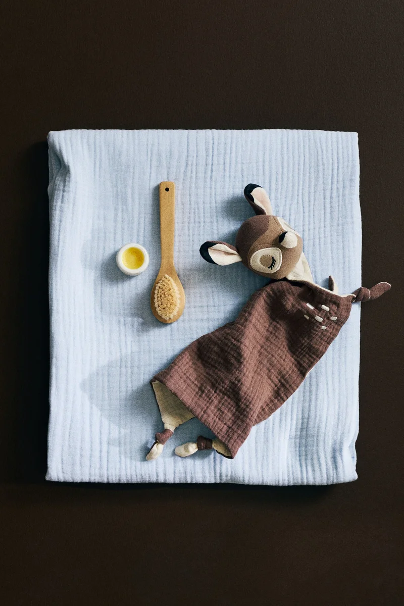 اتش اند ام بطانية مريحة من قطن الموسلين