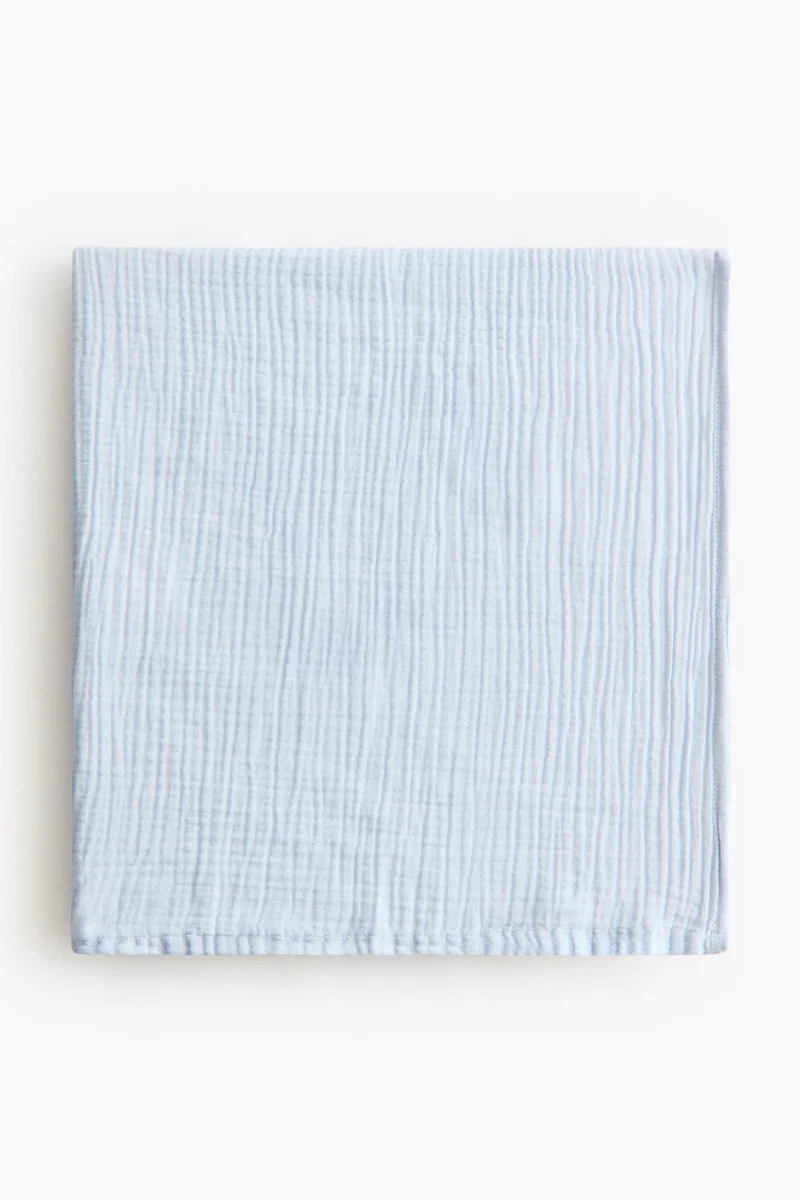 اتش اند ام بطانية مريحة من قطن الموسلين