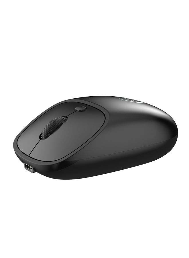 NIBEMINENT Rechargeable Wireless Mouse Black  - Image 2