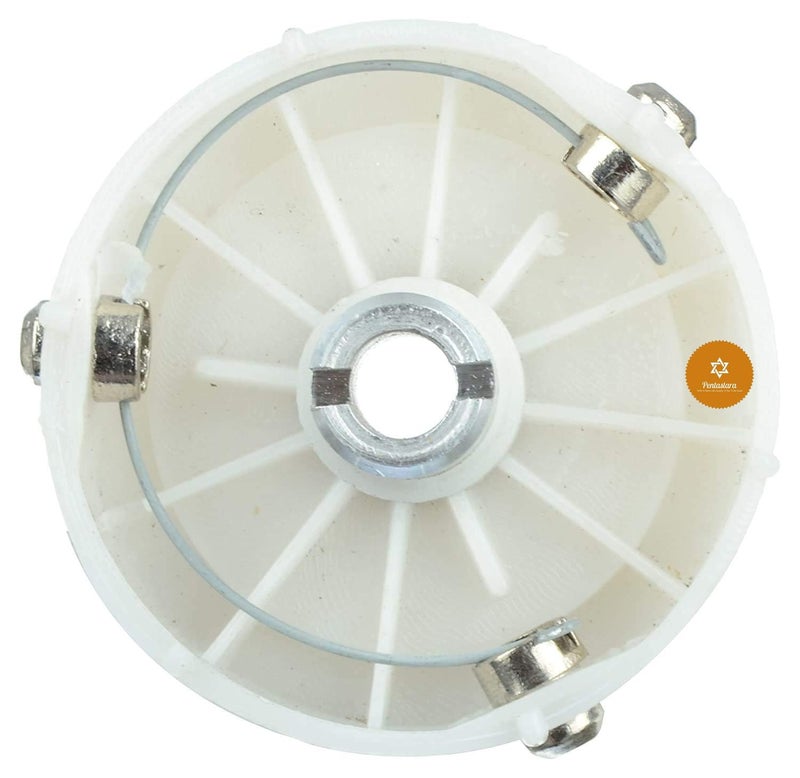 PENTASTARA 6 Teeth Plastic Mixer Grinder Motor Coupler for Usha 2 UNITSWhite - Image 3