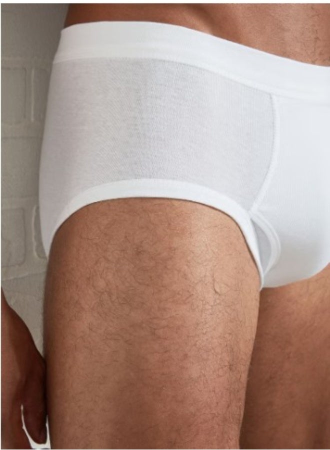 لوكس طقم ملابس داخلية أساسية فاخر من 3 قطع باللون الأبيض - Image 4