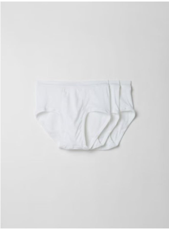 لوكس طقم ملابس داخلية أساسية فاخر من 3 قطع باللون الأبيض - Image 5