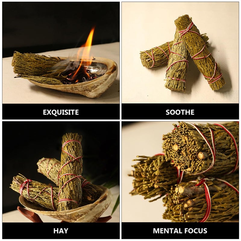 Natural Cedar Smudge Sticks Bundle 3pcs For Meditation Air Purification Home Cleansing - Image 4