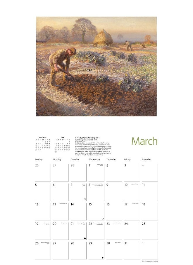 Tate: British Landscapes Wall Calendar 2023 (Art Calendar)  - Image 4