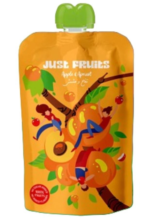 just fruits Apple And Apricot Puree 110g - Image 1