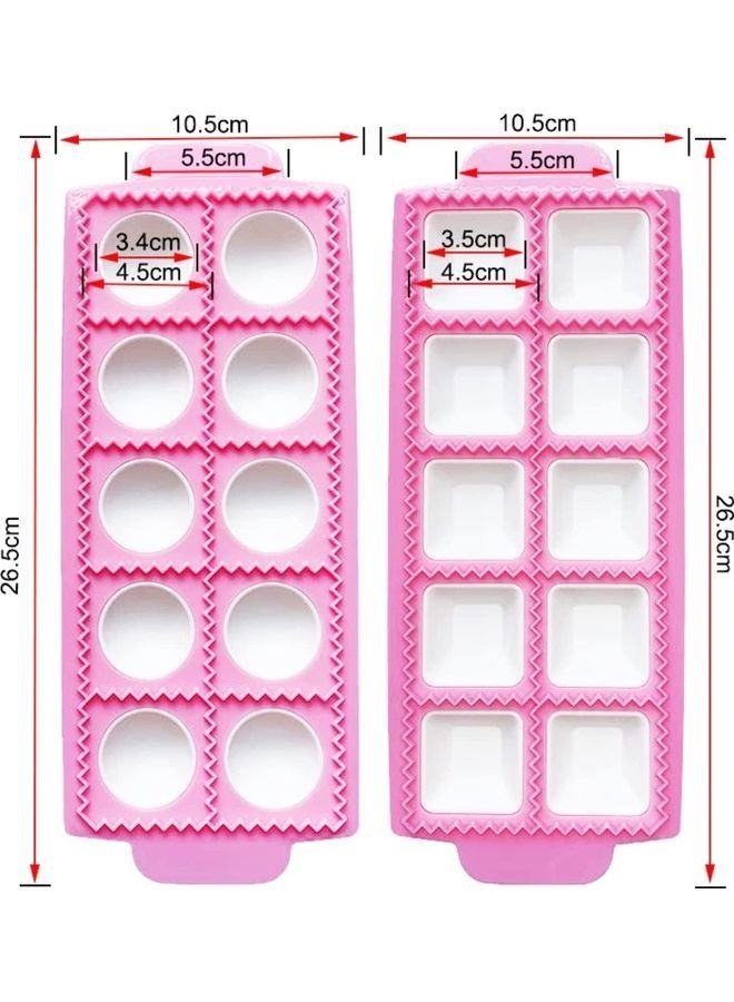 2-Piece Pastry Mould Set Pink 26.5 x 1.5 x 10.5cm - Image 5