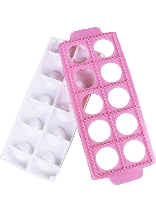 2-Piece Pastry Mould Set Pink 26.5 x 1.5 x 10.5cm - Image 3