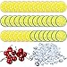 MTLEE 130 Pieces Fake Lemon Slice Ice Cubes Set, Include 20 Simulation Lemon Slice Fake Lemon Slices Fake Fruit, 100 - Image 2