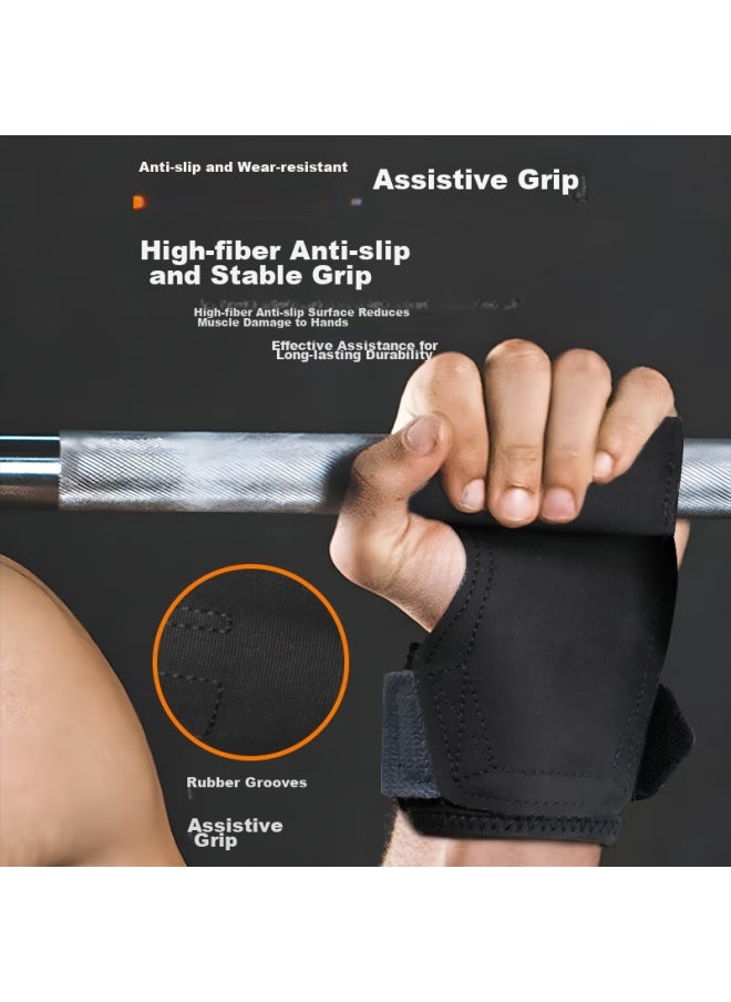 LP Lp Fitness Assistance Band Hard Pull Wrist Guard Men And Women Grip Band Pull-up Palm Guard Gloves Assist Wristband For Pull-ups  - Image 5