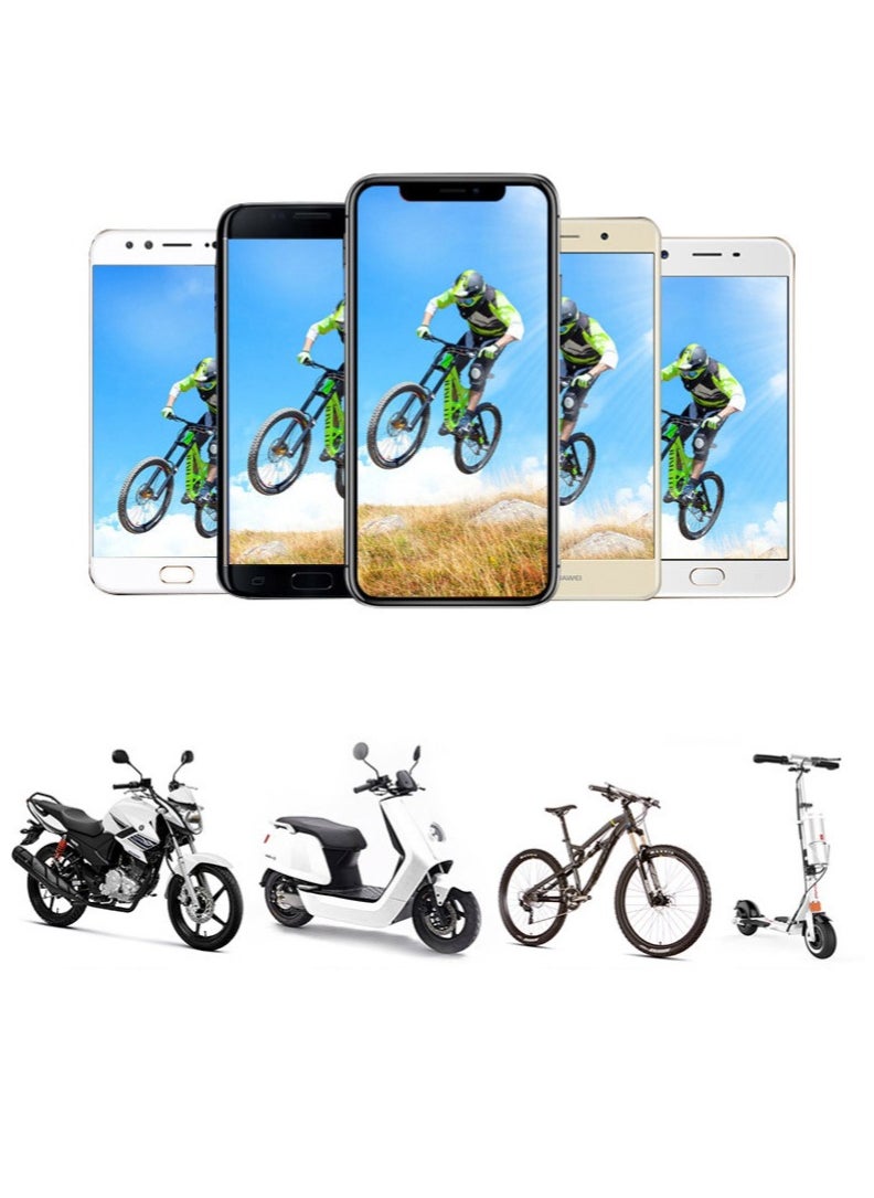 Cuken Cycling Phone Mounts Bike Phone Mount Motorcycle Handlebar Rotation Easy Install and Quick Release Support One Click Lock Sturdy and Safe Holder for iPhone and More 4.5-7.0 inch Any Smartphones  - Image 5