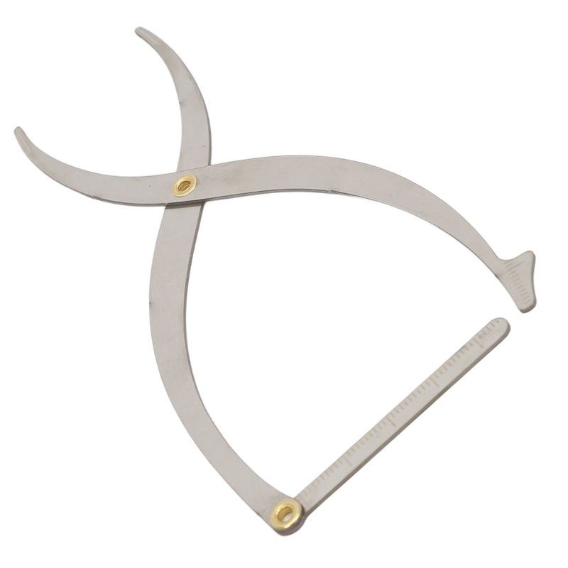 Eyebrow Stencil Microblading Ruler Stainless Steel 3 Point Positioning Golden Ratio Symmetrical Measuring Tool Eyebrow Ruler Silver - Image 4