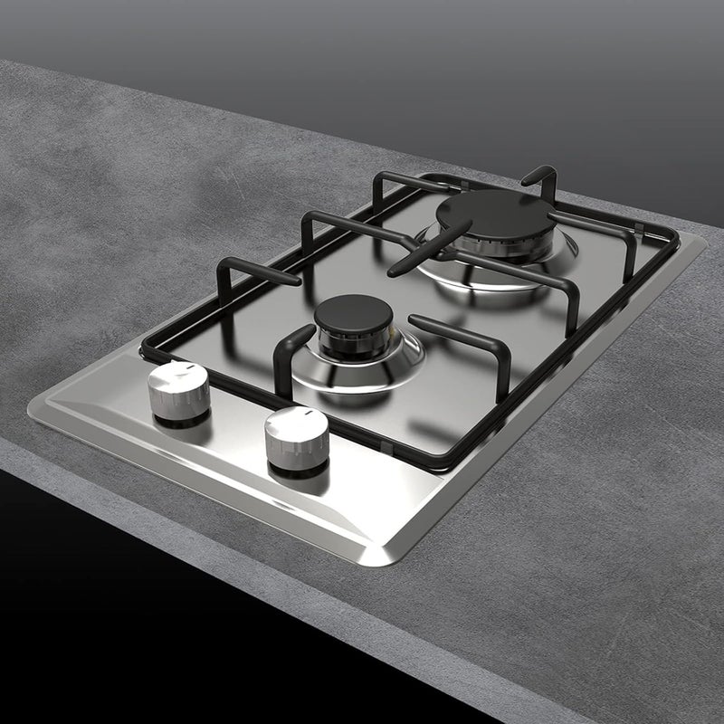 GLEMGAS Glem Gas 2 Burner Gas Cooktop with Touch Control - Model P3FVFI - Image 3
