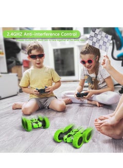 Generic Remote Control Car Double Sided 360°Rotating RC Cars with Headlights 2.4GHz Electric Race Stunt Toy Car Rechargeable Toy Cars for 6+ Years Old Boys Girls Birthday Gift  - Image 5