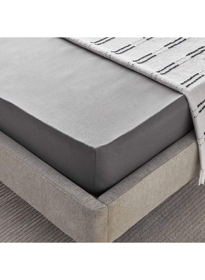 Home Box شريحة قطنية أساسية مزدوجة مقاس 120 x 200 x 36 سم - Image 1