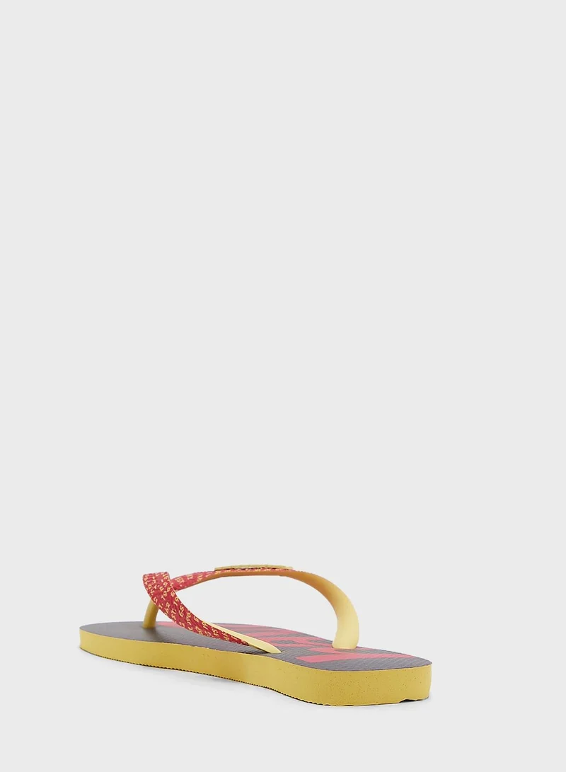 havaianas Logo Flip Flops